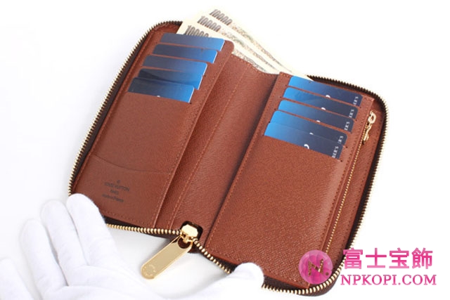 (LOUIS VUITTON)ルイヴィトン スーパーコピー財布 モノグラム ジッピーコンパクトウォレット 長財布 M40499